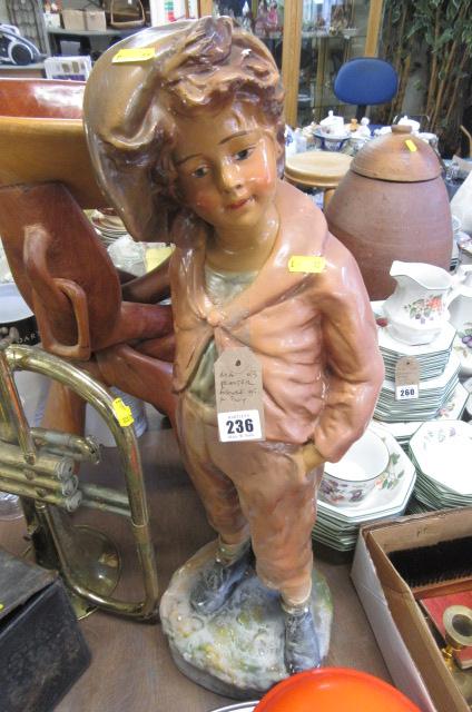 PLASTER FIGURE OF A BOY Image