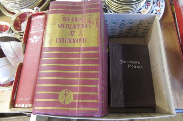 BOOKS BY TENNYSON AND SHAKESPEARE AND ENCYCLOPAEDIA ETC Image