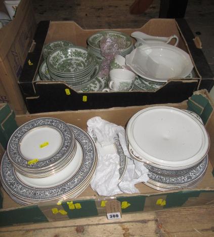 TWO BOXES OF TABLE WARE Image