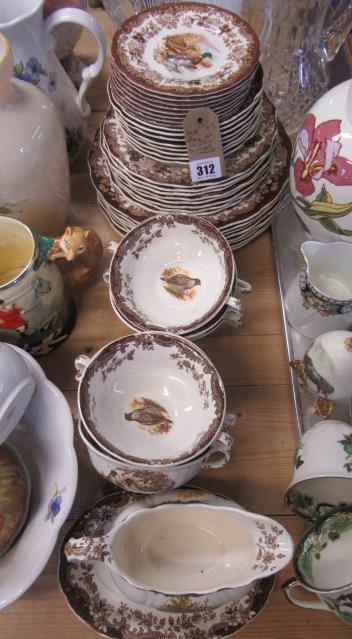 QUANTITY OF PALISSY DINNER WARE Image