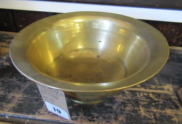 CHINESE BRASS BOWL Image