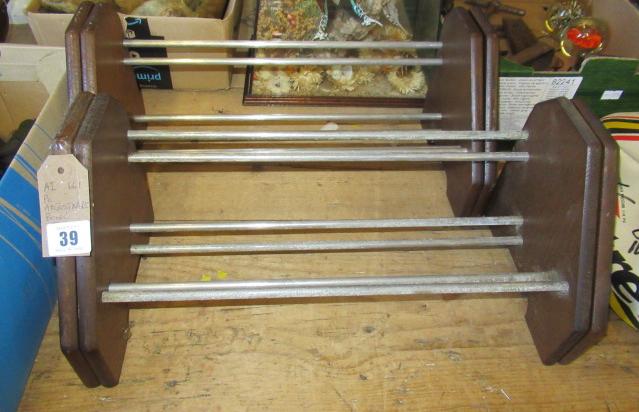PAIR OF ADJUSTABLE BOOK TROUGHS Image