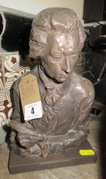 BUST OF MOZART SIGNED SEDLECKA Image