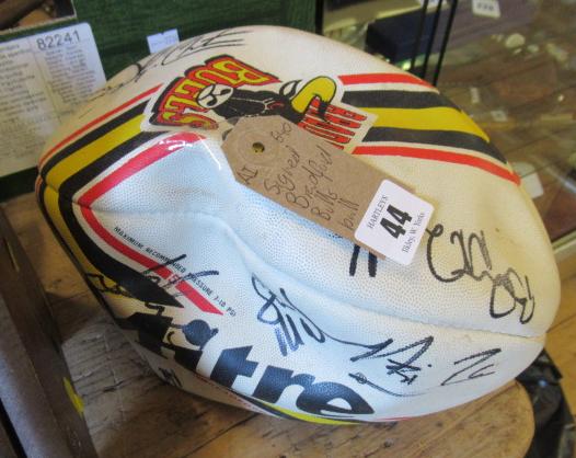 SIGNED BRADFORD BULLS RUGBY LEAGUE BALL Image