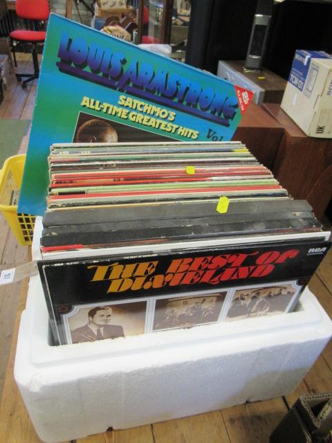 BOX OF LP RECORDS Image