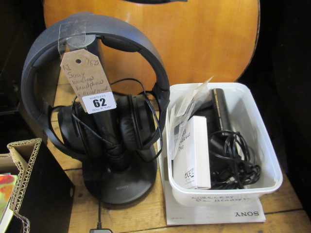 SONY WIRELESS HEADPHONES AND ACCESSORIES Image