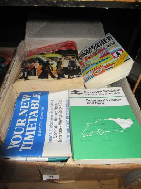 BOX OF RAILWAY BOOKS ETC Image