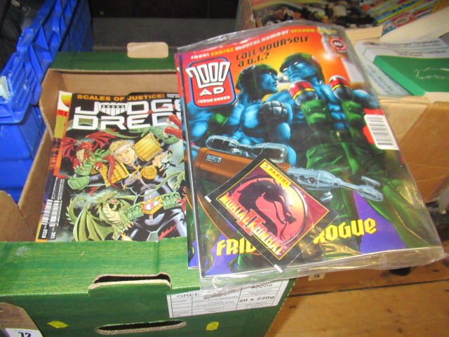 BOX OF 2000AD AND OTHER COMICS Image