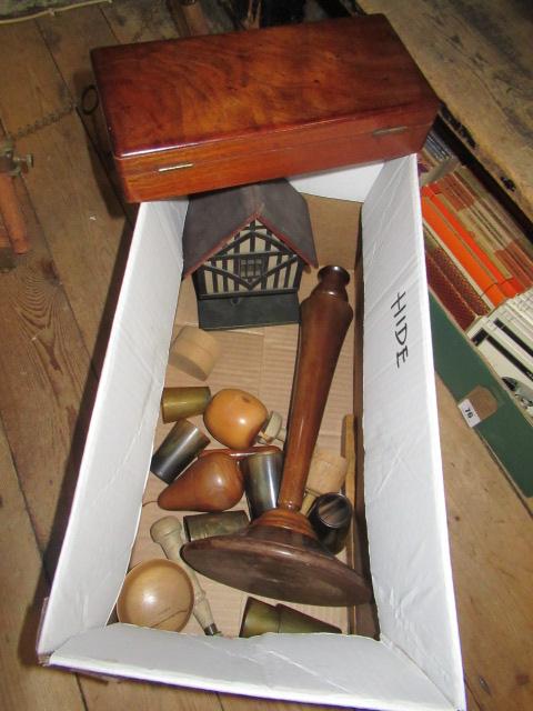 BOX OF TREEN ETC Image