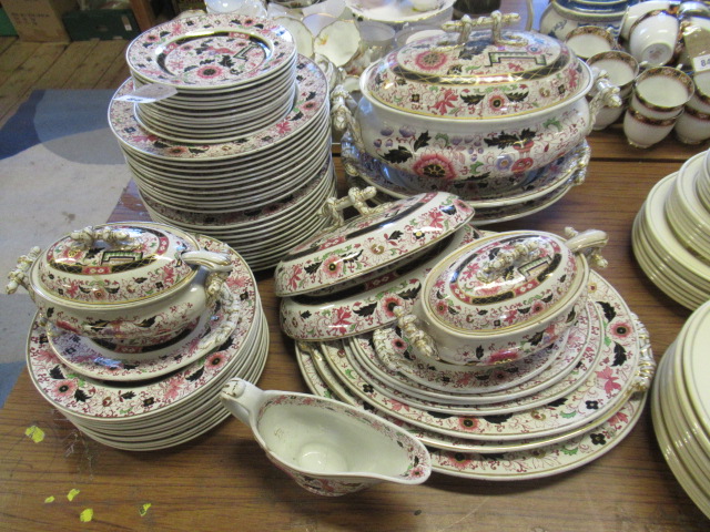 QUANTITY OF ASHWORTHS IRONSTONE DINNERWARE Image
