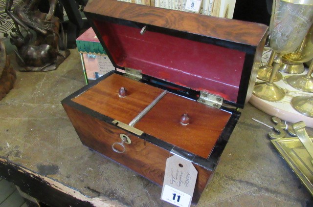 ROSEWOOD TEA CADDY Image