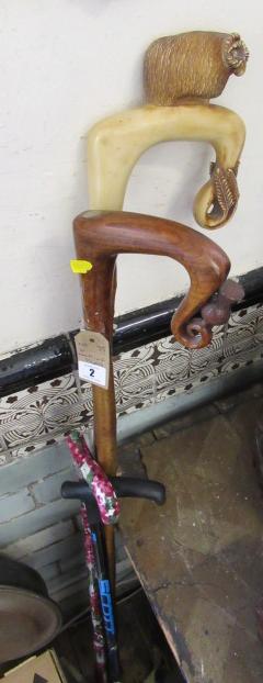 FOUR WALKING STICKS Image