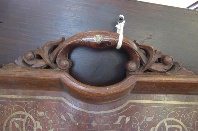 ORIENTAL BRASS INLAID TRAY Image