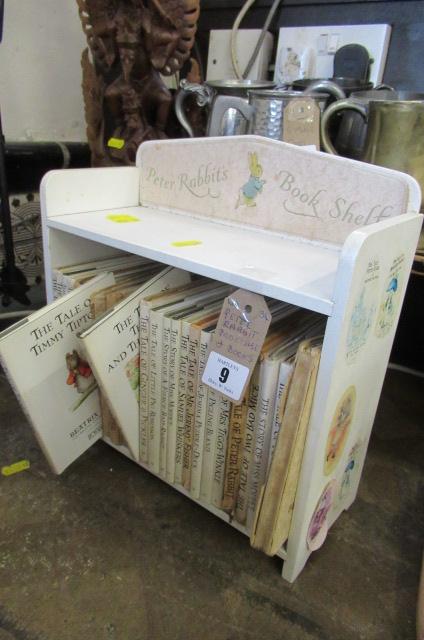 PETER RABBIT BOOKCASE AND BOOKS Image