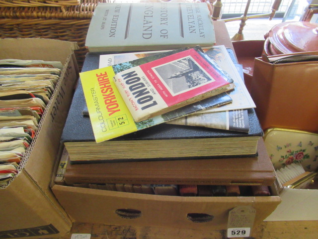 BOX OF VINTAGE BOOKS INCLUDING JAMES BOND Image