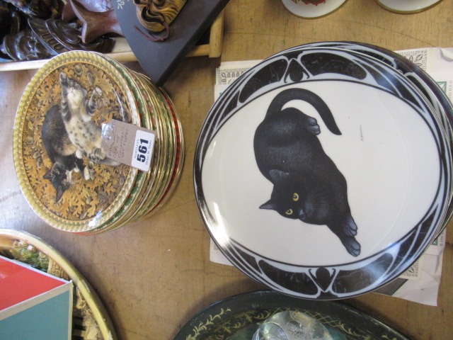 QUANTITY OF COLLECTORS CAT PLATES Image