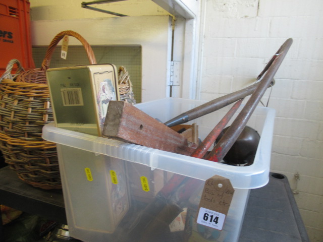 BOX OF TOOLS ETC Image