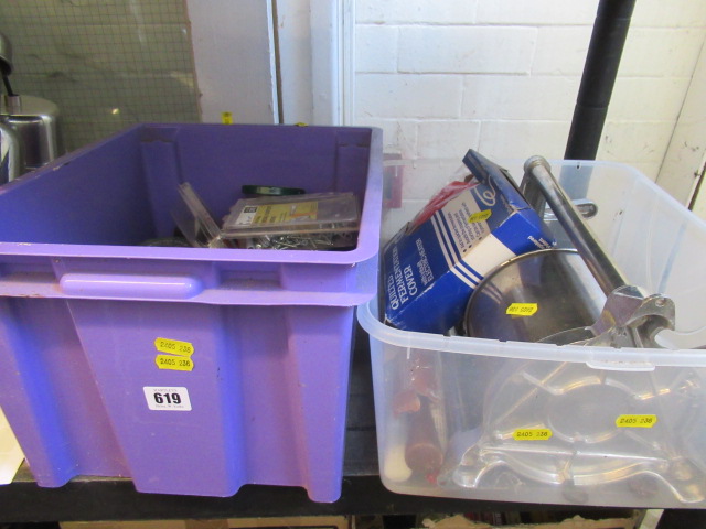 TWO BOXES OF TOOLS Image