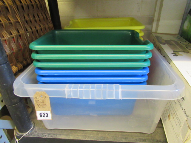 QUANTITY OF PLASTIC STORAGE BOXES Image