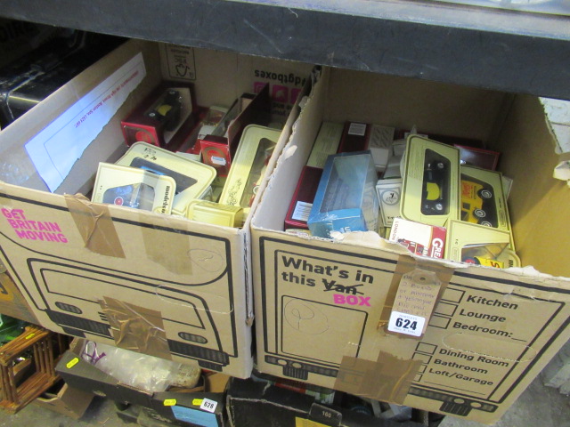 TWO BOXES OF MATCHBOX YESTERYEAR DIECAST CARS Image