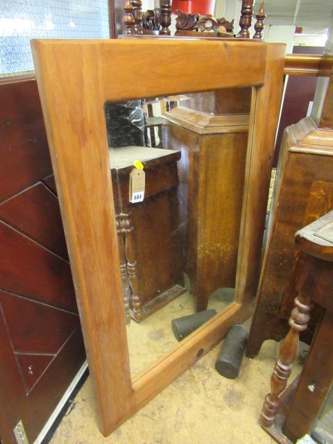 LARGE PINE FRAMED MIRROR Image