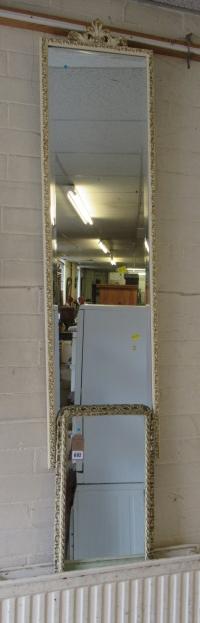 TWO CREAM AND GILT MIRRORS Image