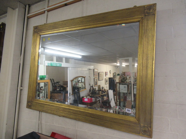 LARGE GILT FRAMED MIRROR Image