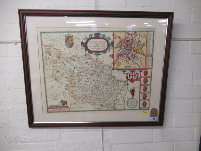 MAP OF THE WEST RIDING OF YORKSHIRE Image