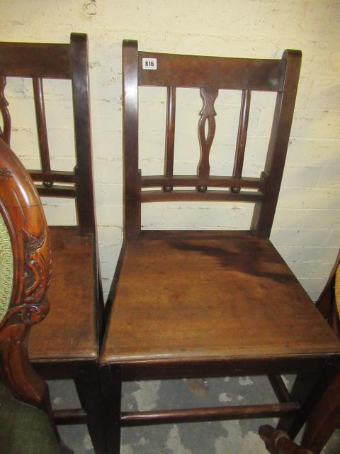 PAIR OF COUNTRY CHAIRS Image