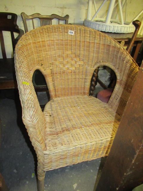 WICKER ARMCHAIR Image