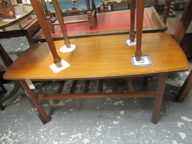 TWO TIER TEAK COFFEE TABLE Image