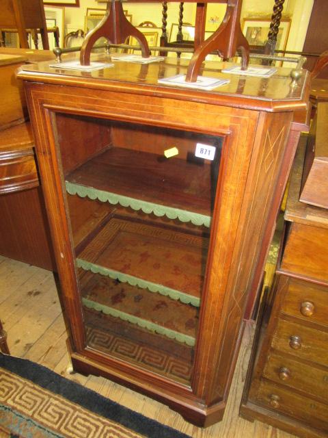 INLAID GALLERIED MUSIC CABINET Image