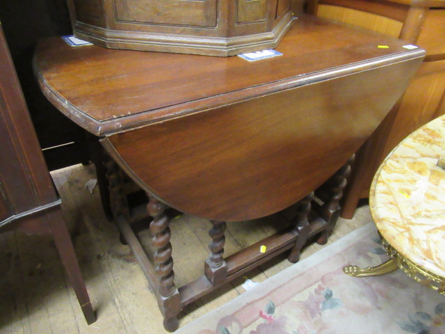 GATELEG BARLEY TWIST DINING TABLE Image