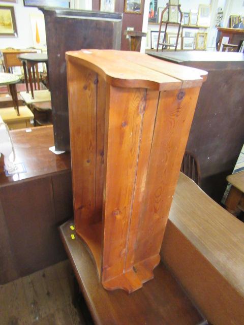 PAIR OF PINE WALL SHELVES Image