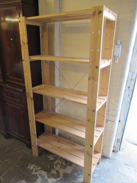 PINE STORAGE SHELVES Image