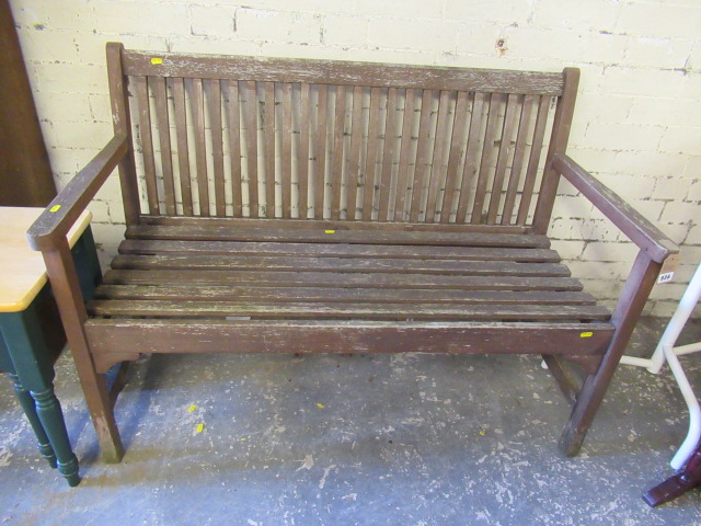 TEAK GARDEN BENCH Image