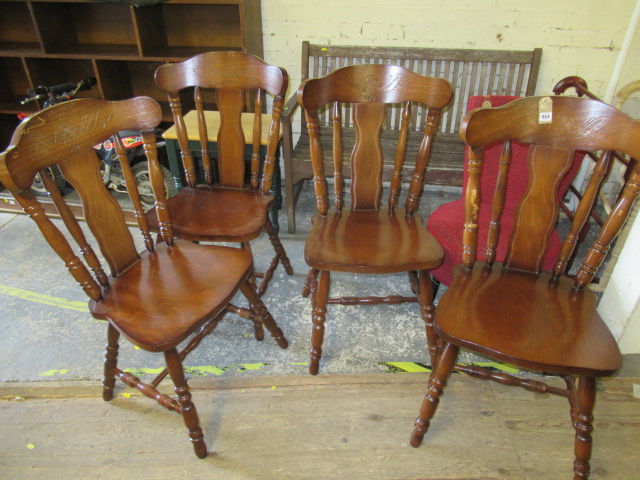 FOUR DINING CHAIRS Image
