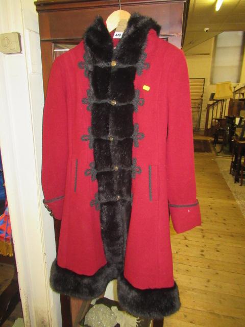 JOE BROWN RED WOOL COAT Image