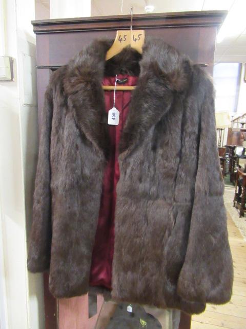 DARK BROWN FUR JACKET Image