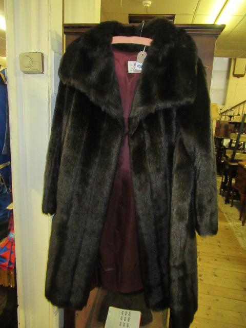 ASTRAKA FAUX FUR COAT Image