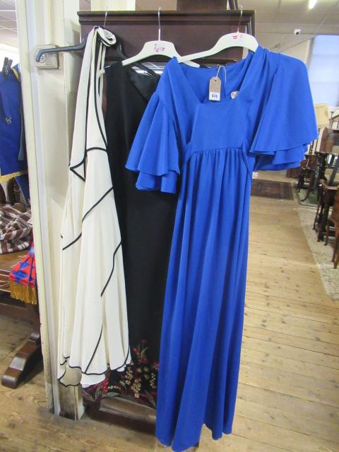 VINTAGE BLACK EVENING DRESS AND TWO OTHERS Image