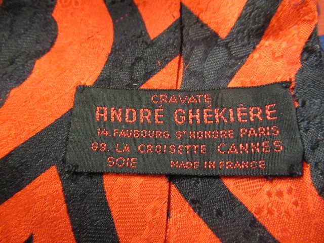 FIVE VINTAGE ANDRE GHEKIERE TIES Image
