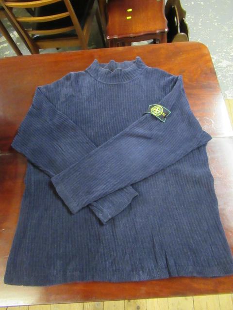 1990S VINTAGE COTTON STONE ISLAND JUMPER SIZE XXL Image