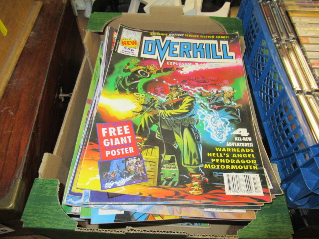 BOX OF MARVEL OVERKILL COMICS Image
