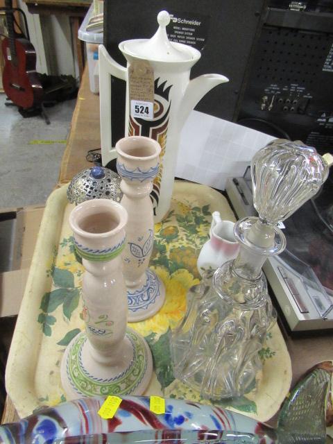 PORTMEIRION GOLD FLAME COFFEE POT BY SUSAN WILLIAMS ANTIQUE DECANTER ETC Image