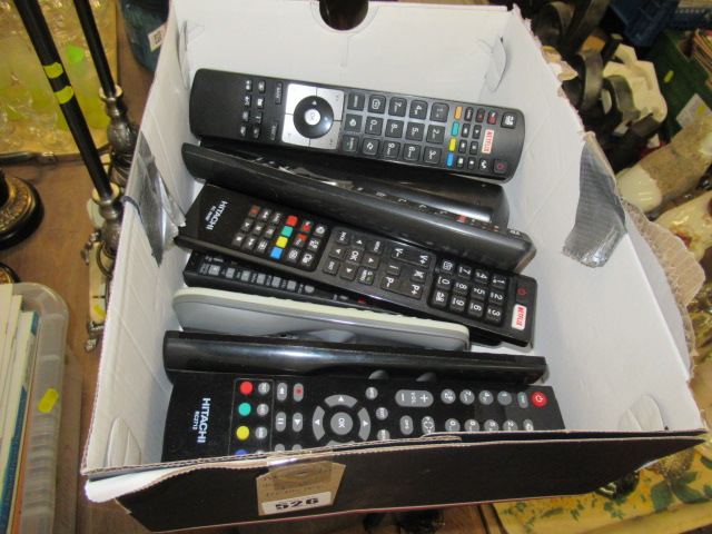 BOX OF TV REMOTES Image