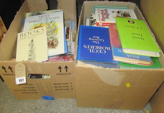 TWO BOXES OF BOOKS Image