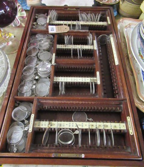 TRAY OF OPTICIANS LENSES Image
