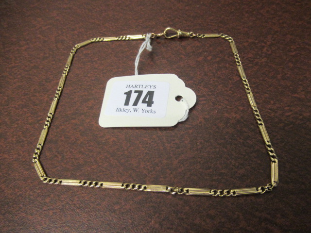 9CT GOLD WATCH CHAIN Image