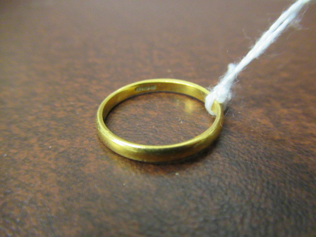 22CT GOLD WEDDING RING Image